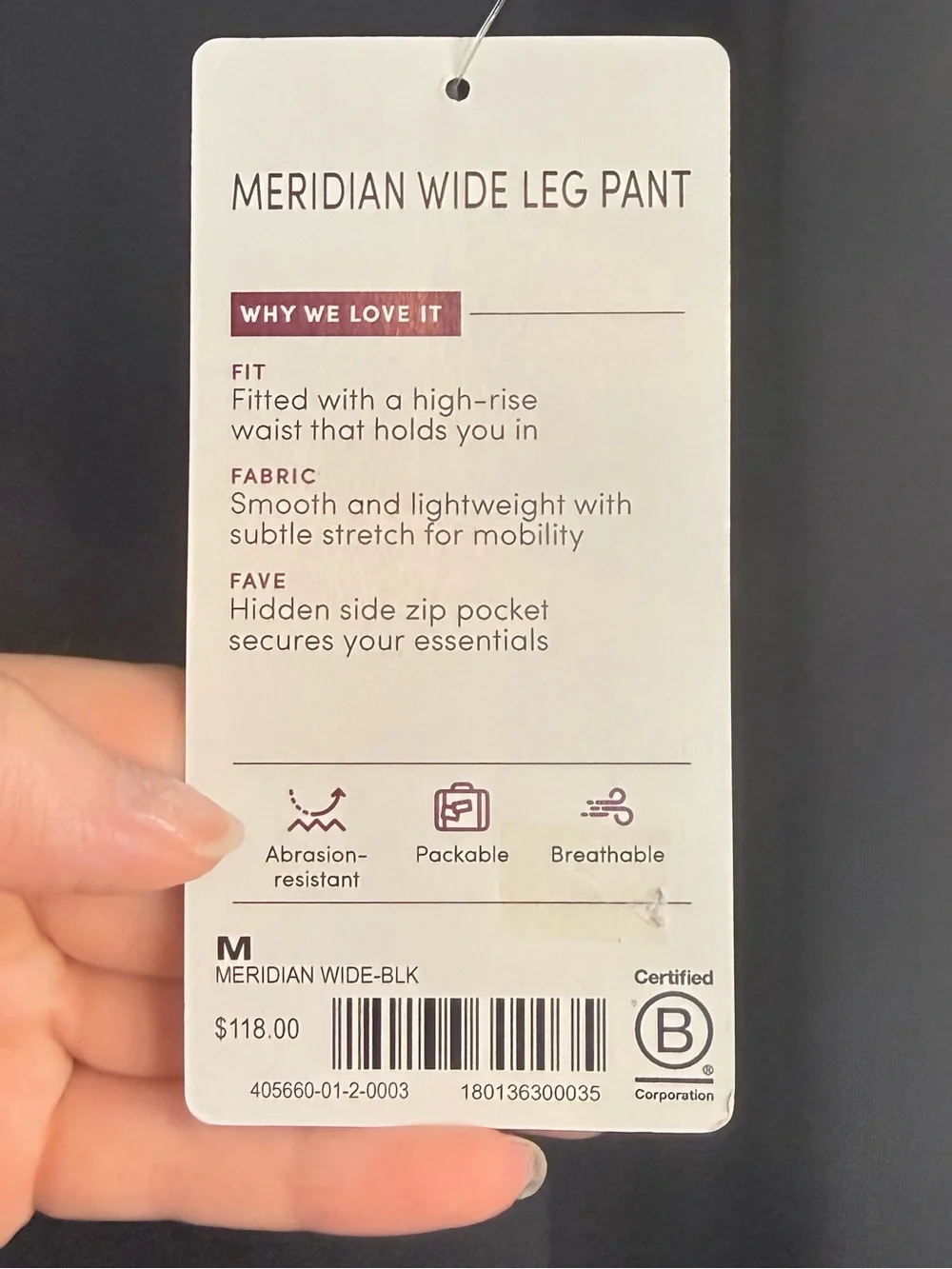 Athleta Meridian Wide Leg Pant - Picture 2 of 3
